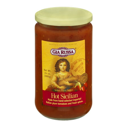 Gia Russa Sauce Pasta Hot Sicilian, 24 oz