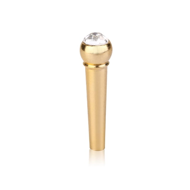 Pasadores de Puente de Guitarra, latón de Repuesto para la Guitarra acústica(7 * 4 * 1cm-Claro) Ecomeon no