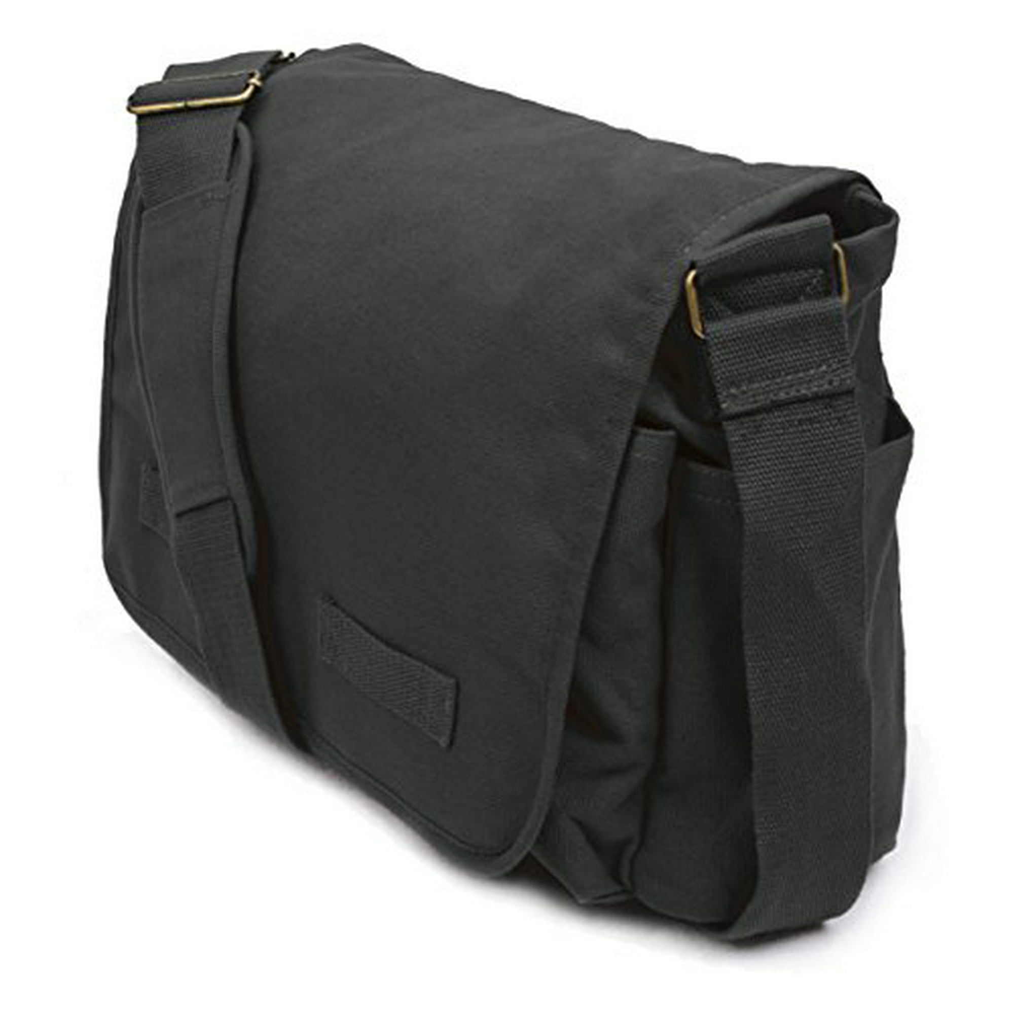 Rothco Vintage Unwashed Canvas Messenger Bag Black