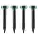 thumbnail image 4 of JShteea 4 Uds. Repelente Ratones Al Aire Libre Electrónico Solar LED Farm Snake Mole Remover, 4 of 8