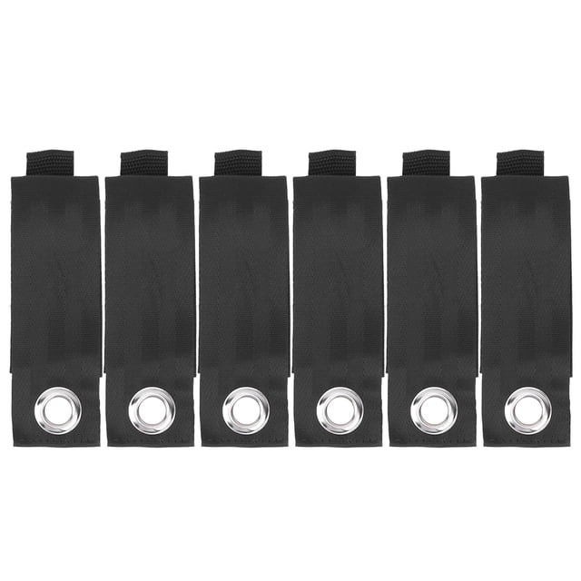Correas de cinturón de almacenamiento con gancho y bucle, organizador de cables de extensión, correas de Cable para colgar, 6 uds.