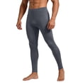 thumbnail image 2 of BUWTTED Pants for Men High Performance Compression with Side Pockets Gym Running Cycling Athletic Training Grey Pants XXL, 2 of 6