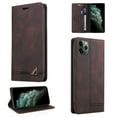 thumbnail image 1 of Allytech Wallet Cover for iPhone 11 Pro Max, Shockproof PU Leather Kickstand Wallet Card RFID Blocking Magnetic Folio Holder, Book Style Anti-Scratch Phone Case For iPhone 11 Pro Max,
Brown, 1 of 14