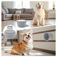 thumbnail image 4 of Unique Bargains Slow Feeder Dog Bowls Silicone Dog Lick Bowl with Brush & Scraper Non-Slip Base Slow Feeder for Anxiety Alleviating & Oral Health Gray Blue, 4 of 7