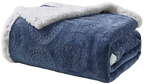 "Manta de lana Caesar Sherpa acurrucada tirada cálida para silla, sofá 50""x60" - Imagen 12 de 15