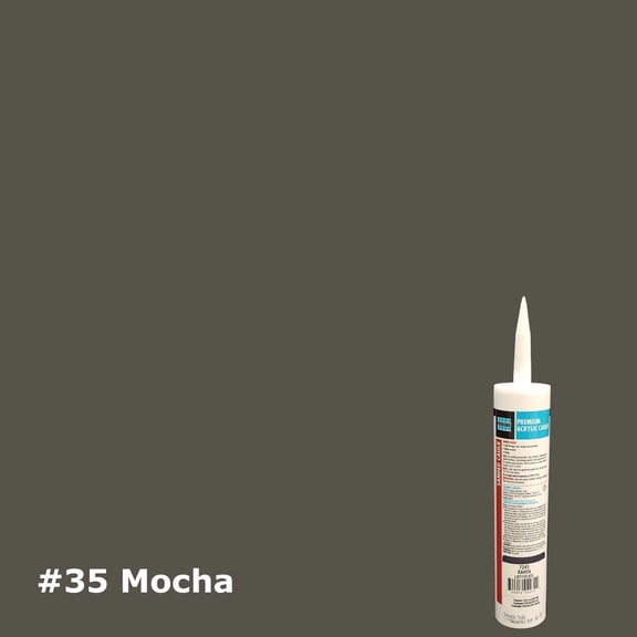 LATICRETE Premium Acrylic SANDED Caulk 10.3oz Sealant Tube #7235 MOCHA