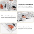 thumbnail image 5 of FORMRS Womens Scarf Winter Soft Long Big Warm Shawls Wrap Tassel Scarves, Cartoon Red Houses, 5 of 9