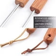 thumbnail image 3 of Handmade Stainless Steel BBQ Food Flipper 16 Inch Pigtail Turner Hook for Grilling Meat and Vegetables, 3 of 7