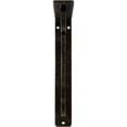 thumbnail image 3 of Ekena Millwork 1 1/2"W x 5 1/2"D x 8"H Fleur De Lis Wrought Iron Bracket, (Single center brace), Antiqued Warm Silver, 3 of 8