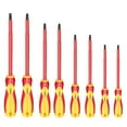 thumbnail image 2 of Electrician's Professional Maintenance Tools Insulated Screwdriver Slotted Cross Screwdrivers Phillips Flat Driver Hand Tools (Slotted 6 150mm), 2 of 7