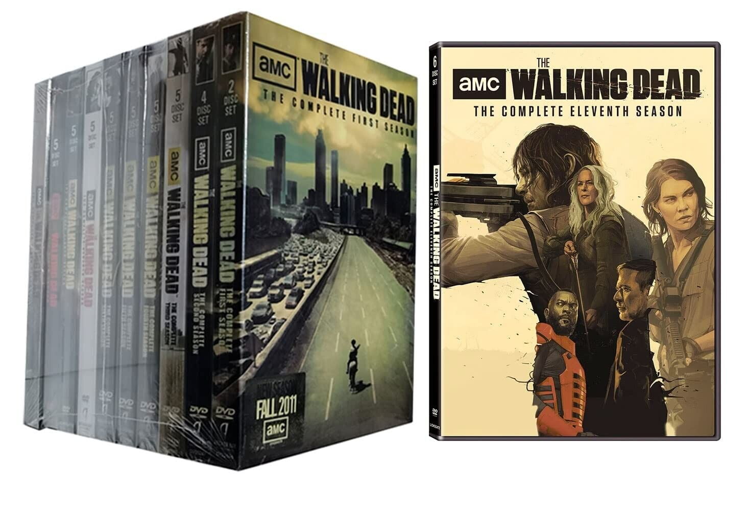 The Walking Dead Complete Seasons 1-11 Full DVD Box Set - Walmart.com