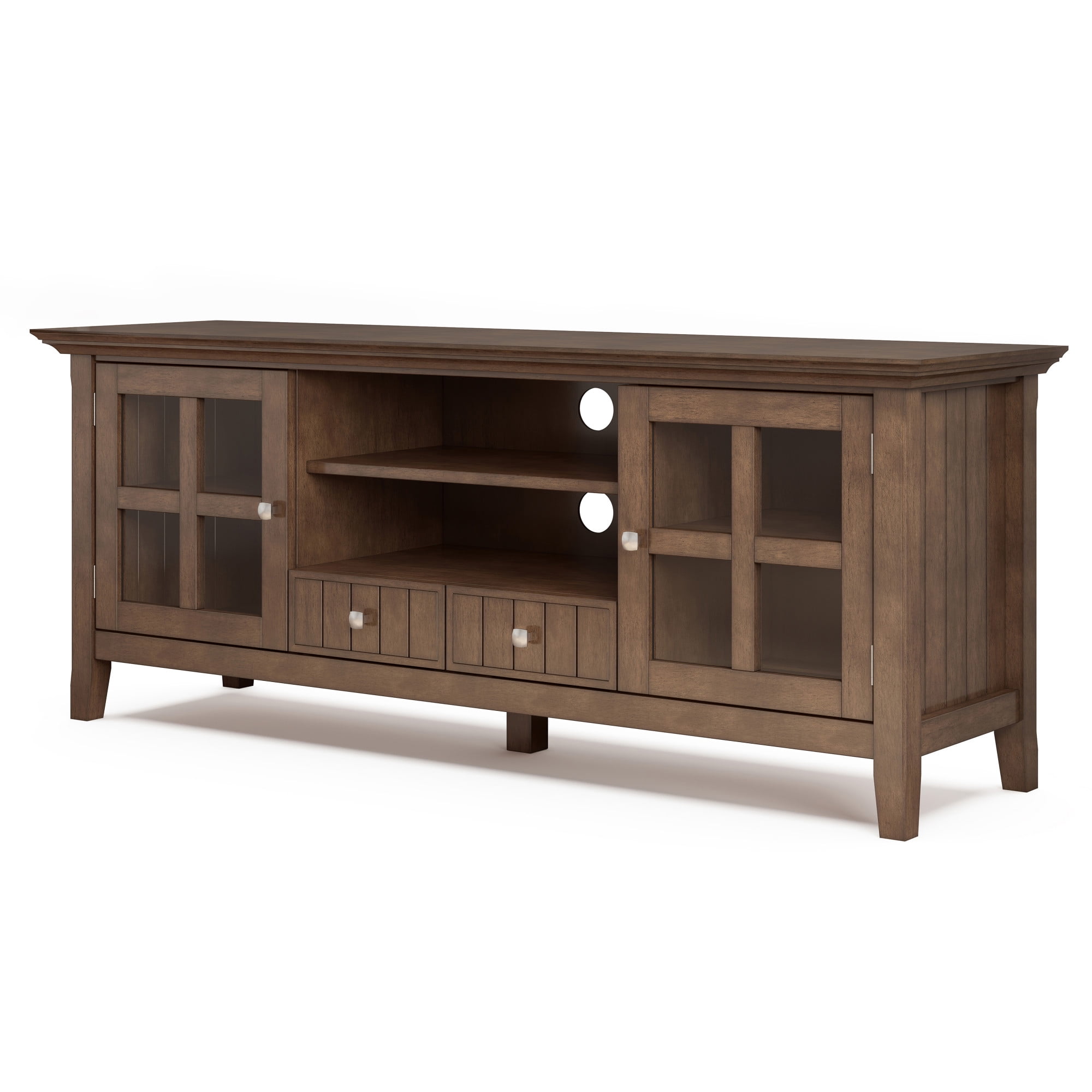 Brooklyn + Max Brunswick Solid Wood 60 inch Wide Rustic TV Media Stand
