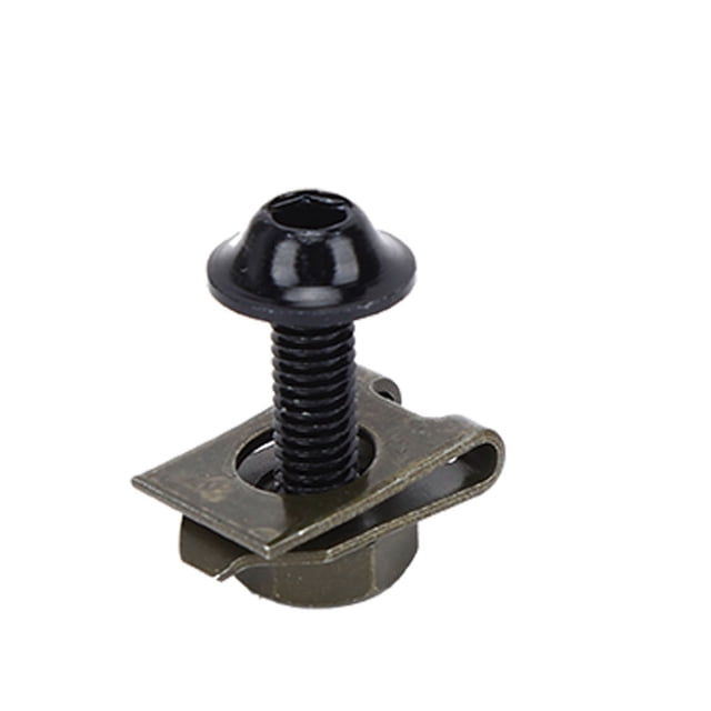 Motorcycle Mounting Nut Set , Akozon M5 Fairing Body Kit 10pcs Screw Spire Speed Fastener Clip Nut