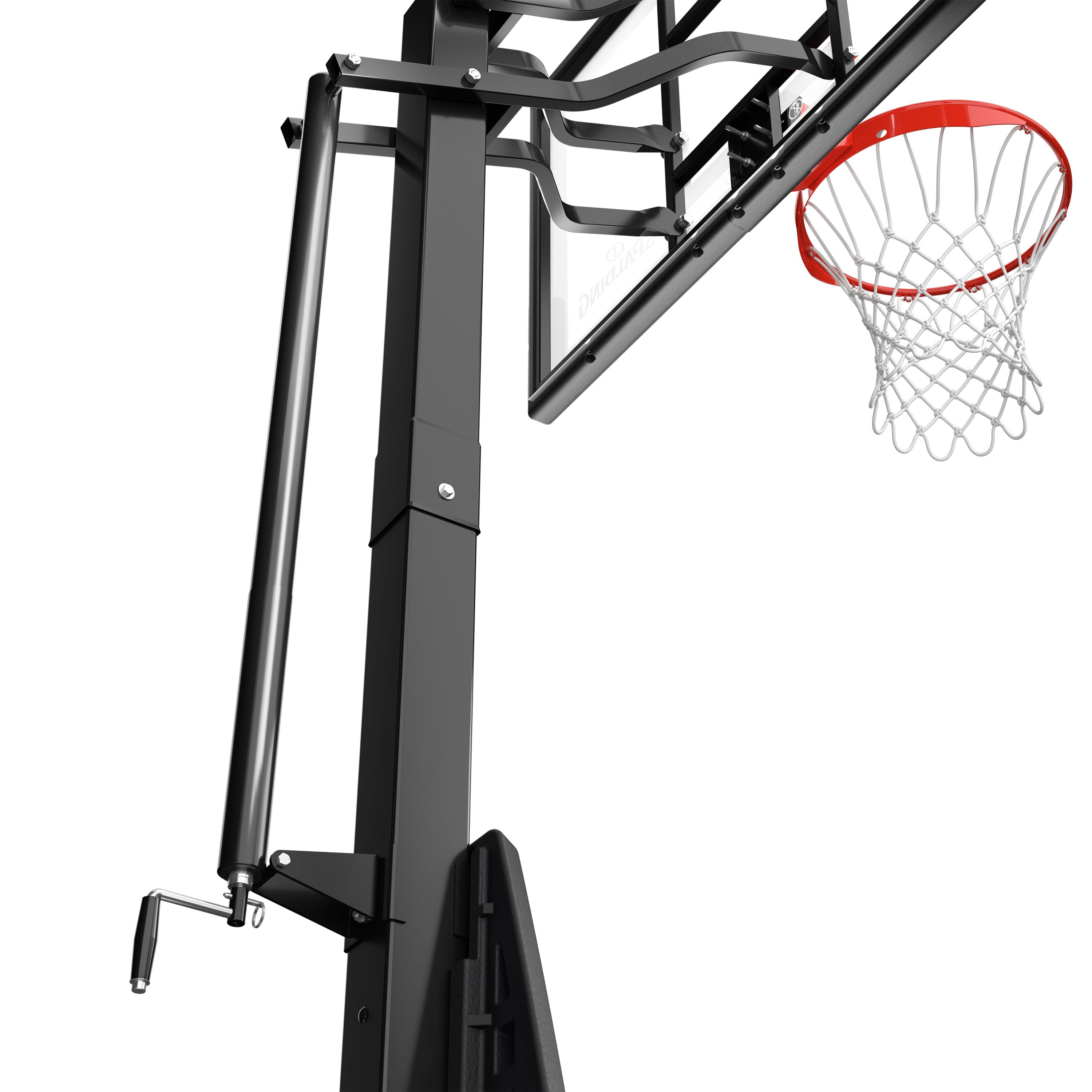 Spalding Ultimate Hybrid® Portable Basketball Hoop System l