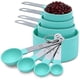 thumbnail image 1 of Juego de cucharas medidoras, taza medidora negra con asas de acero inoxidable, cocina, 1 of 5
