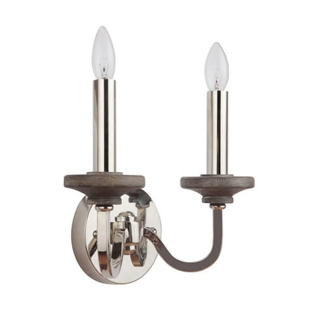 

Craftmade 36562 Ashwood 2 Light 10-3/8 Tall Wall Sconce - Grey