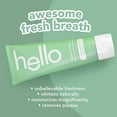 thumbnail image 3 of Hello Super Fresh Whitening Toothpaste, Fluoride Free Toothpaste with Natural Spearmint and Coconut Oil, Vegan, No Peroxide, No Fluoride, No Dyes, Gluten Free, BPA Free, 3 Pack, 4.7 OZ Tubes, 3 of 3
