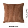 thumbnail image 2 of Hwkond Throw Pillows for Bed Striped Pillow Solid CushionCoffee Coloured Throw Pillow Pillow CoverCan Be Used For Living Room SofaSoft And Comfortable Experience Is Great,CoffeeM, 2 of 4