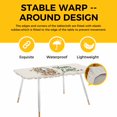 thumbnail image 4 of Happy Easter Table Cloths for 8 Foot Rectangle Tables, Cute Rabbits Flowers Eggs Butterflies Beige Patio Waterproof Elastic Fitted Tablecloths, Washable Rectangular Table Cover for Camping, 4 of 8