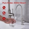 thumbnail image 6 of SUMERAIN Stainless Steel Drinking Water Faucet for Kitchen Sink, Lead-Free Purified Water Filter Faucet Brushed Nickel Finish, 6 of 11
