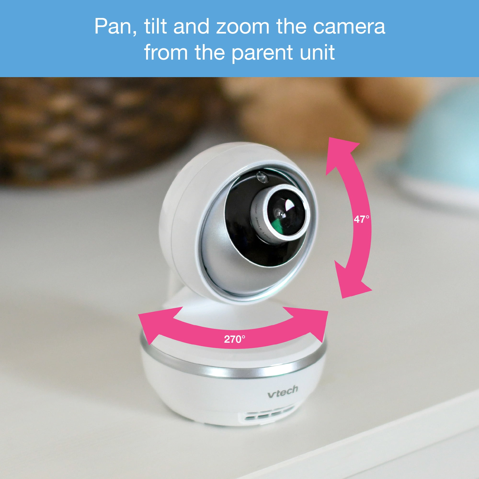 vtech pan and tilt additional camera