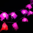thumbnail image 2 of Halloween LED String Lights Festival Pumpkin Ghost Skeleton Fairy Lights USB and Batteries Powered Home Party Decoration Props, 2 of 4