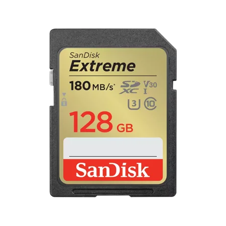 UPC: 0619659188863 | SanDisk 128GB Extreme 180MB/s SD UHS-I Memory Card – SDSDXVA-128G-GNCIN