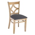 thumbnail image 1 of Chaise d'Appoint à Rideau en Naturel (Lot de 2), 1 of 1