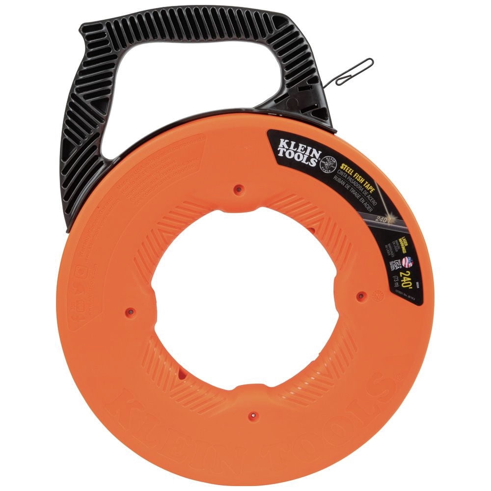 Klein Tools 56334 1/8 in. x 240 ft. Steel Fish Tape