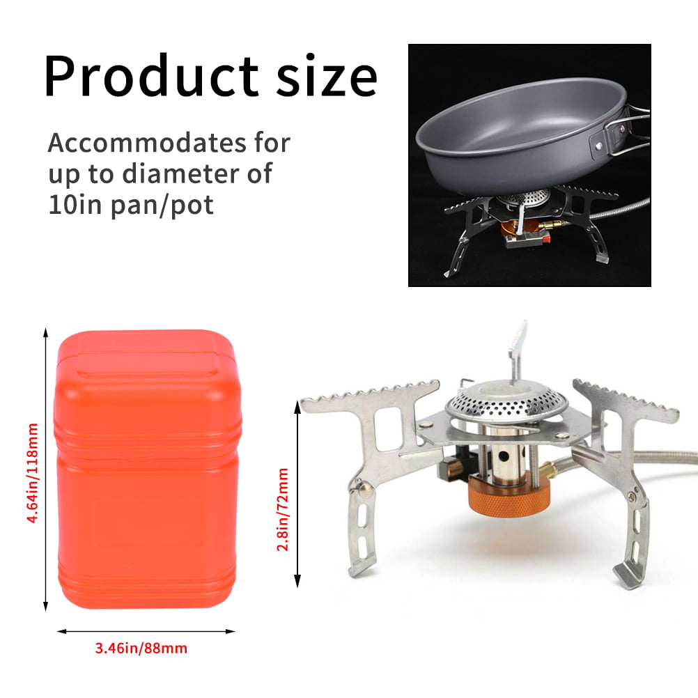 Outdoor Mini Stove Camping Windproof Picnic Cookware Rice Cooking Stove 