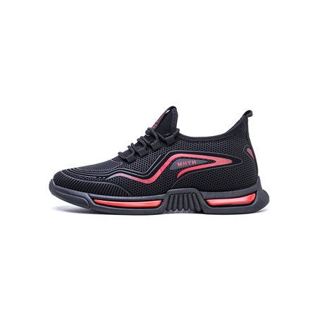 

Tenmix Mens Sports Sneaker Plush Lining Casual Walking Shoe Low Top Athletic Shoes Lace Up Sneakers Gym Comfortable Slip Resistant Trainers Black 8