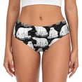 thumbnail image 1 of Fotbe Cute Cartoon Polar Bear Calzones Estampados para Mujer – Ropa Interior de Algodón, Cómoda, Suave y Elástica-4X-Large, 1 of 6