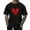 Black, variant on Wavsuf Graphic T Shirts Men Tees Short Sleeve Round Neck T Shirt Pink Size 2XL
