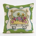 thumbnail image 2 of Fundas de almohada con diseño de margaritas, 45,7 x 45,7 cm, con diseño de flores de primavera y verano, estilo granja, suaves, para sofá, cama, decoración del hogar., 2 of 4