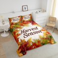 thumbnail image 3 of YST Ensemble de Couette Feuille Colorée Simple pour Enfants Filles Ensembles de Literie Saison des Récoltes, Couette en Duvet d'Automne Style Ferme Ensemble de Courtepointe Feuille d'Érable d'Automne Plante Botanique Couette Matelassée, Doux 2 Pcs pour Toutes les Saisons, 3 of 6