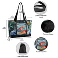 thumbnail image 2 of FORMRS Canvas Laptop Tote Bag for Women with 15.6" Computer Compartments Shoulder Handbag, Red Goldfish, 2 of 7
