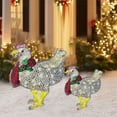 thumbnail image 2 of Bufanda, Luces Decorativas, Escultura De Jardín Plana, Adornos De Pollo Para Césped, Decoraciones Navideñas Advancent HA042677-01, 2 of 4