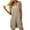 AA-Khaki, variant on JURANMO Sales Today, Womens Summer Casual Sleeveless Rompers Solid Color Crew Neck Onesie Shorts Loose Wide Leg Short Jumpsuit with Pockets Loungewear Army Green XL