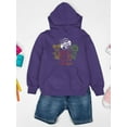 thumbnail image 3 of Colorful Sid the Science Kid - Themed Retro Neon Character Graphic Youth's Hoodie, 3 of 4