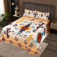 thumbnail image 2 of Erosebridal Western Aztec Coverlet Set Twin, Mandala Boho Bedding Set, Tribal Geometry Decor 2pcs, 2 of 5