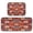 Vintage Floral Decorative Pattern, variant on 2-Piece Kitchen Mat Set Non Slip Washable Floor Mats Decorative Rugs for Kitchen Sink Laundry Vintage Floral Decorative Pattern