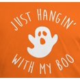 thumbnail image 4 of Halloween Just Hangin With My Boo Ghost Mens T Shirt, 4 of 5