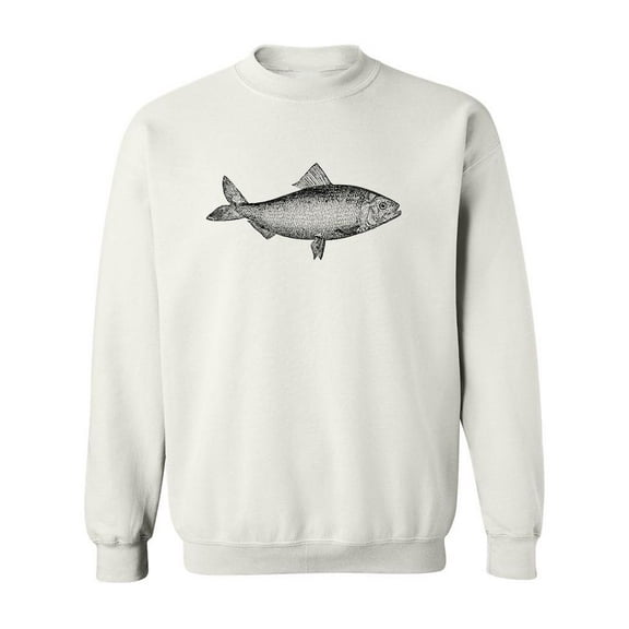 American Shad Fish Sweatshirt Men -Image by Shutterstock, Male x-Large