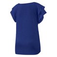 thumbnail image 5 of Summer Tops for Women Ruff Sleeve Business Casual Dressy Ladies Blouses V-Neck Shirt Loose Fit Tee, 5 of 5