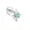 Silver Tone, variant on S925 Sterling Silver Opal Star Cartilage Stud Earrings for Women