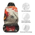 thumbnail image 5 of Pofeuu Abstract Red Koi Fish Art Print Automotive Car Seat Covers Flat Cloth Full Set Seat Covers,Car Seat Covers front seats for Cars Trucks and SUVs(Two packs), 5 of 7