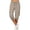 Beige, variant on Women's Casual Work Pants Cargo Trousers Everyday Stretch Pocket Slim Fit Straight Leg Bottoms Weekend Khaki Slacks XXL