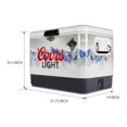 thumbnail image 4 of Coors Light Ice Chest Cooler with Bottle Opener, 51L (54 qt), 85 Cans, 4 of 7