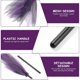 thumbnail image 3 of 3PCS Halloween Evil Witch Costume Accessories Plastic and Mesh Witch Broom, 3 of 4