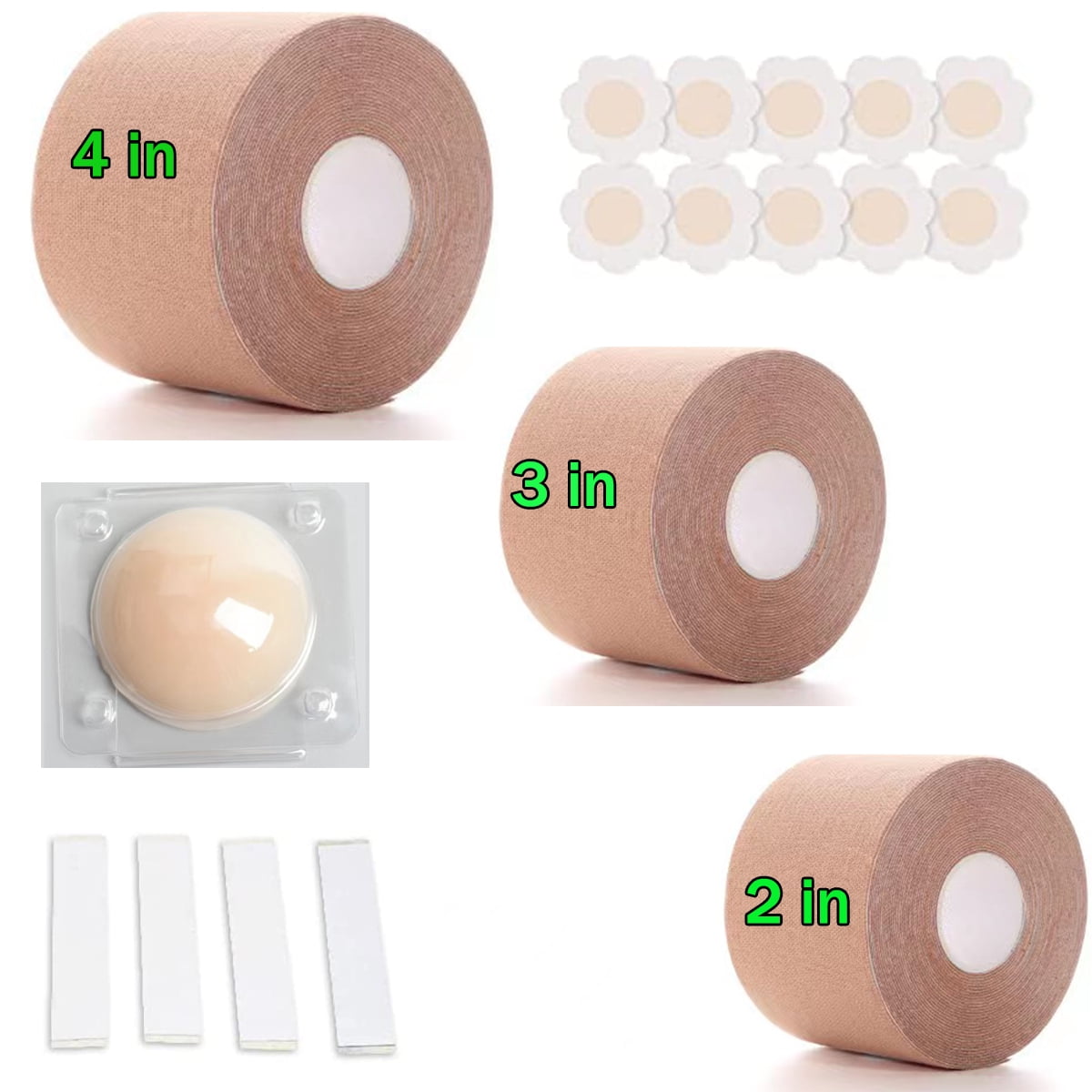 Boob Tape Breast Lift Tape, Body Tape for Breast Lift Silicone Breast Reusable Adhesive Bra